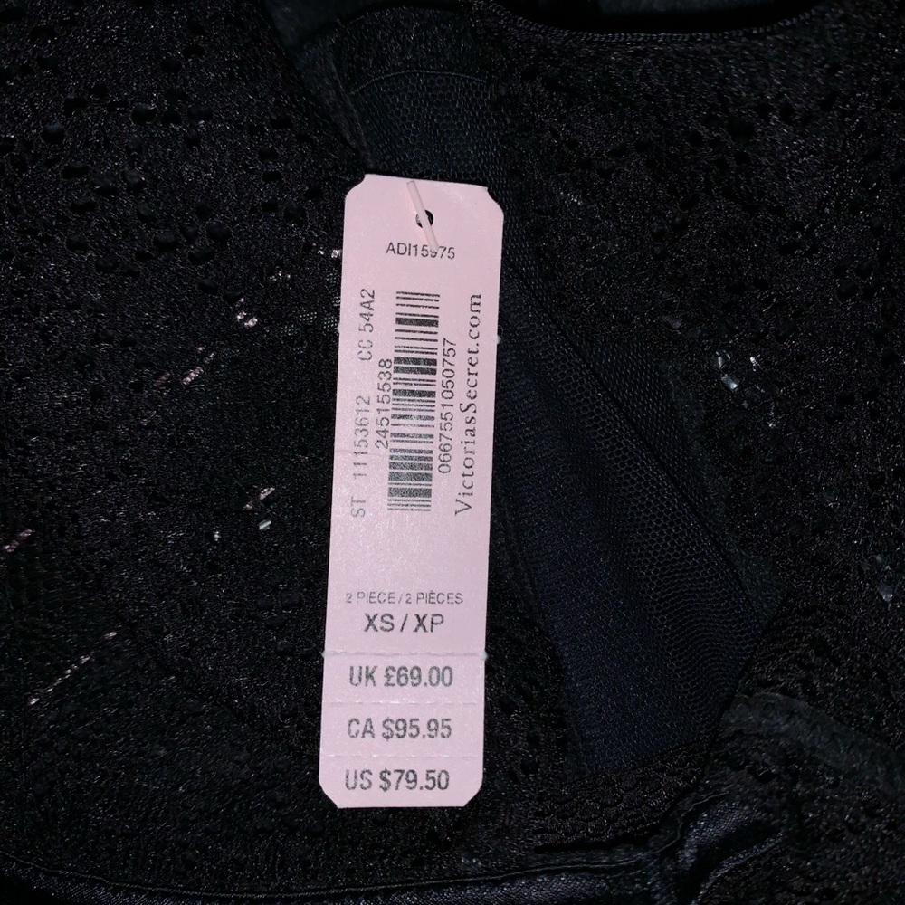 NEW Victoria’s Secret Corset Black Lace XS - Picture 6 of 10